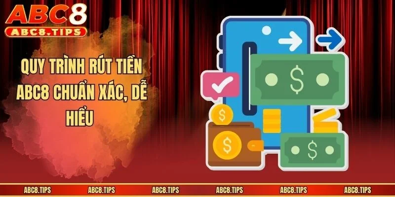 Quy trình rút tiền ABC8 chuẩn xác, dễ hiểu 